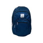 Exsport 2425201 Melange Navy Blue 4 Zipper Backpack