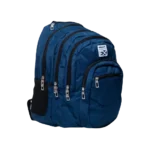 Exsport 2425201 Melange Navy Blue 4 Zipper Backpack1