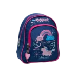 Exsport 2425303 Unicorn Design Navy Blue Small 1 Zippers Backpack1