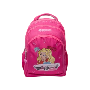 Exsport 2425312 Barbie Design Fuchsia Medium 2 Zippers Backpack