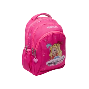 Exsport 2425312 Barbie Design Fuchsia Medium 2 Zippers Backpack1