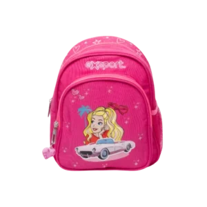 Exsport 2425313 Barbie Design Fuchsia Small 1 Zippers Backpack