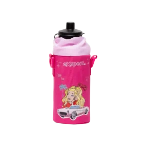 Exsport 2425316 Stainless Water Bottle With Fuchsia Case Barbie Design