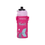Exsport 2425326 Stainless Water Bottle with Fuchsia Case Memaid Design