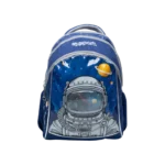 Exsport 2425332 Space Design Navy Blue Medium 2 Zippers Backpack