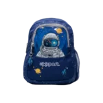 Exsport 2425333 Space Design Navy Blue Small 1 Zippers Backpack