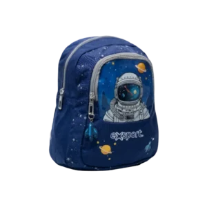 Exsport 2425333 Space Design Navy Blue Small 1 Zippers Backpack1