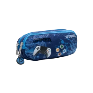 Exsport 2425344 Gamer Design Navy Blue Pencil Case1