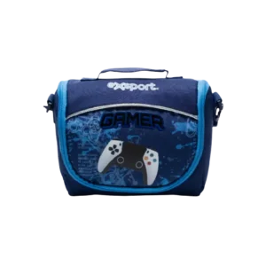 Exsport 2425345 Gamer Design Navy Blue Lunch Bag