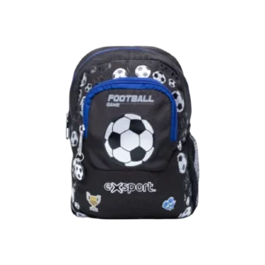 Exsport 2425353 Football Design Black Small 1 Zippers Backpack