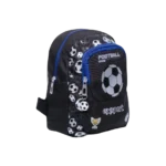 Exsport 2425353 Football Design Black Small 1 Zippers Backpack1