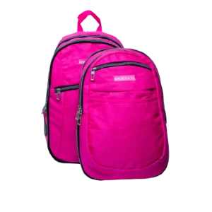 Exsport 2425502 Fuchsia 3 Zippers 2in1 Backpack