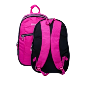 Exsport 2425502 Fuchsia 3 Zippers 2in1 Backpack1