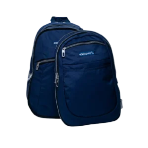 Exsport 2425502 Navy Blue 3 Zippers 2in1 Backpack