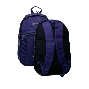 Exsport 2425502 Purple 3 Zippers 2in1 Backpack1