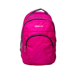 Exsport 2425503 Fuchsia 3 Zippers Small Backpack