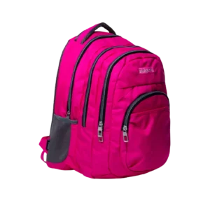 Exsport 2425503 Fuchsia 3 Zippers Small Backpack1