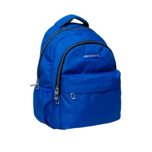 Exsport 2425505 Blue Zippers Small Backpack1