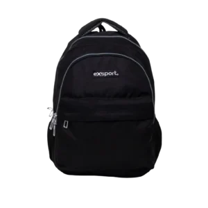 Exsport 2425505 Dark Gray 2 Zippers Small Backpack