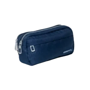 Exsport 2425510 Navy Blue 2 Zippers Pencil Case1