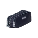 Exsport 2425511 Charcoal 3 Zippers Pencil Case