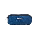 Exsport 2425513 Dark Blue 2 Zippers Pencil Case