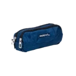 Exsport 2425513 Dark Blue 2 Zippers Pencil Case1