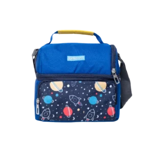 Exsport 2425551 Space Design Blue Lunch Bag