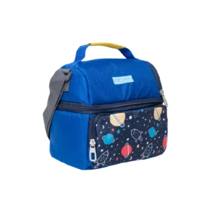 Exsport 2425551 Space Design Blue Lunch Bag1