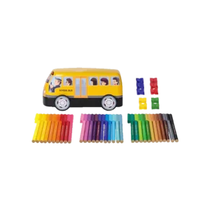 Faber Castell 43Pcs 155532 School Bus Connector Felt Pen Set1