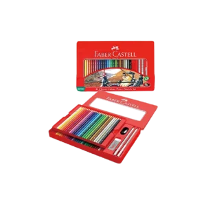 Faber Castell 48 Colors 115849 Coloring Pencils with Metallic Case1