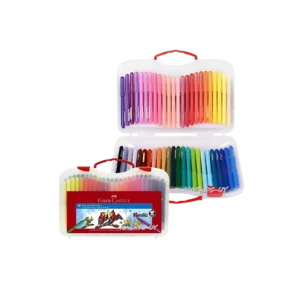 Faber Castell 48 Colors 555347 Marker Pens Set with Hard Case1
