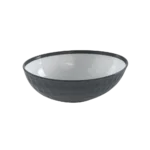 Hobby Life 1.6l Dark Grey Oval Patterned Bowl