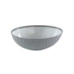 Hobby Life 1.6l Grey Oval Patterned Bowl