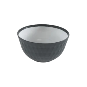 Hobby Life 1.8l Dark Grey Round Ribbed Bowl