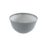 Hobby Life 1.8l Grey Round Ribbed Bowl