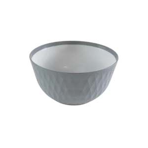 Hobby Life 1.8l Grey Round Ribbed Bowl