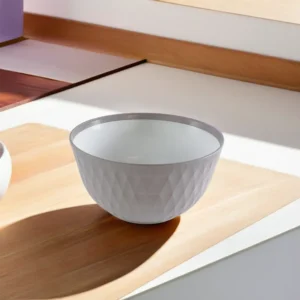 Hobby Life 1.8L Pink Round Ribbed Bowl1