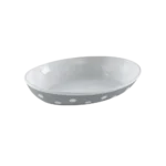 Hobby Life 13.5cm Grey Oval Dotted Bowl