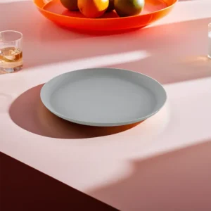 Hobby Life 23.5cm Beige Round Plate1