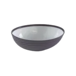 Hobby Life 23.5cm Purple Striped Oval Bowl