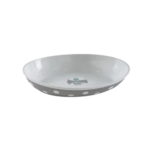 Hobby Life 23cm Grey Oval Dotted Bowl