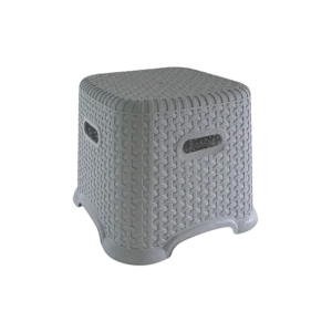 Hobby Life 28x30cm Grey Woven Design Stool Chair