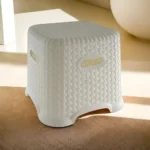 Hobby Life 28x30cm Offwhite Woven Design Stool Chair1