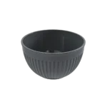 Hobby Life 2l Black Round Fluted Bowl