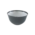 Hobby Life 4.5l Dark Grey Round Striped Bowl