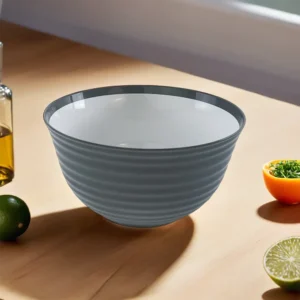 Hobby Life 4.5L Dark Grey Round Striped Bowl1