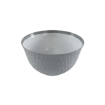 Hobby Life 4.5l Grey Round Ribbed Bowl