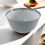 Hobby Life 4.5l Grey Round Ribbed Bowl1