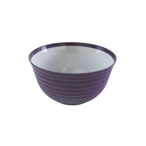 Hobby Life 4.5l Purple Round Striped Bowl